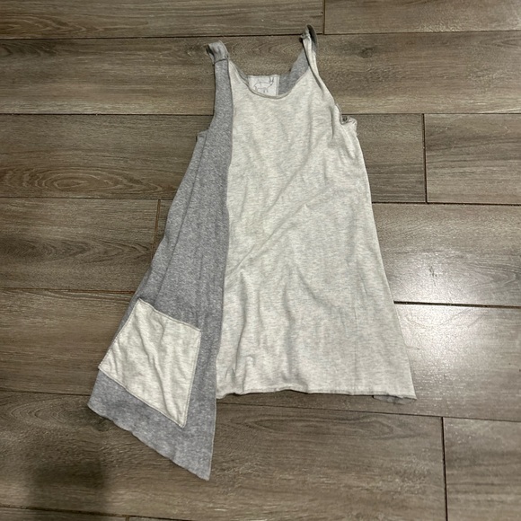 ⭐️NWOT Frugoo Soft Grey Pocket Asymmetrical Dress *Read Description* - Picture 1 of 5